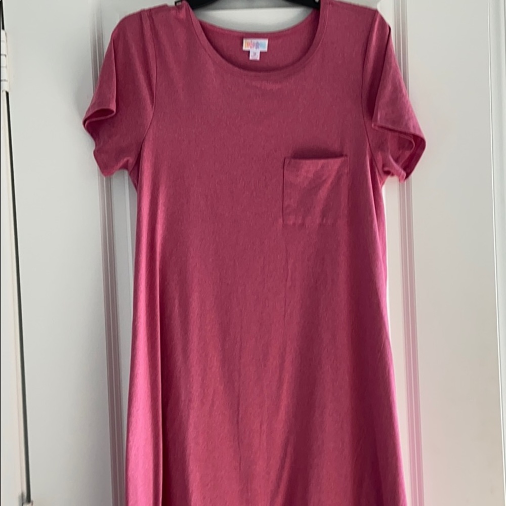 Pink lularoe Carly dress